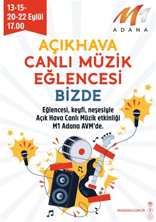 Açık Hava Canlı Müzik Eğlencesi Bizde Açık Hava Canlı Müzik Eğlencesi Bizde
