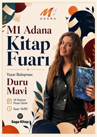 Edebiyatın Yeni Sesi Duru Mavi, M1 Adana Kitap Fuarı’nda!