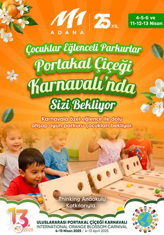 👨👩👧👦 Çocuklar İçin Eğlenceli Parkurlar 🍊Portakal Çiçeği Karnavalı'nda🍊 Minik Misafirlerini Bekliyor! 👨👩👧👦 Çocuklar İçin Eğlenceli Parkurlar 🍊Portakal Çiçeği Karnavalı'nda🍊 Minik Misafirlerini Bekliyor!