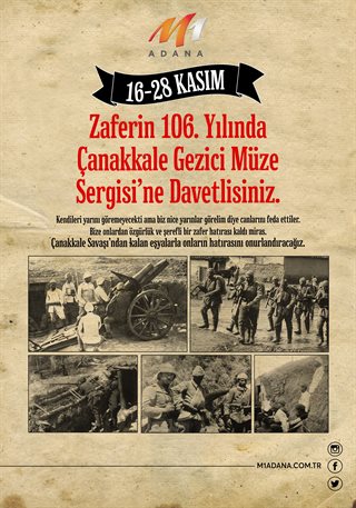 Çanakkale Gezici Müze Sergisi Çanakkale Gezici Müze Sergisi