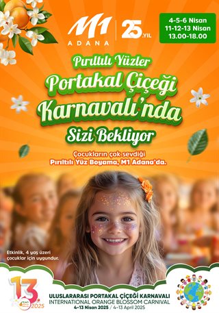 ✨ PIRILTI YÜZ BOYAMA ŞENLİĞİ ✨🍊Portakal Çiçeği Karnavalı'nda🍊 Çocuklarınızı Bekliyor! ✨ PIRILTI YÜZ BOYAMA ŞENLİĞİ ✨🍊Portakal Çiçeği Karnavalı'nda🍊 Çocuklarınızı Bekliyor!