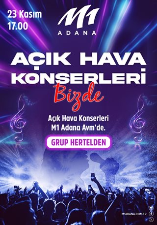 Açık Hava Konserleri Bizde Açık Hava Konserleri Bizde