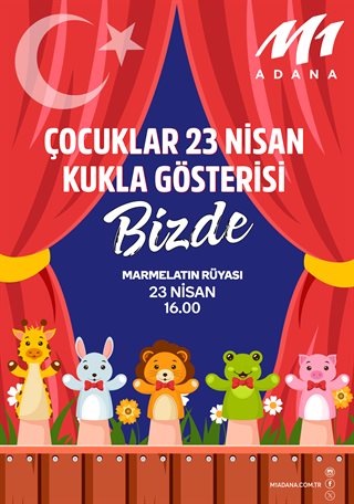 Çocuklar 23 Nisan Kukla Gösterisi Bizde Çocuklar 23 Nisan Kukla Gösterisi Bizde